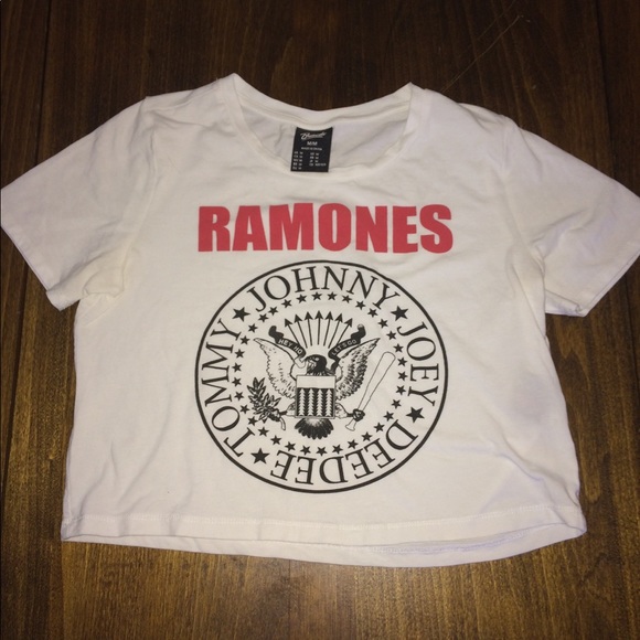 Tops - Women’s Midriff Shirt by The Ramones Size Medium